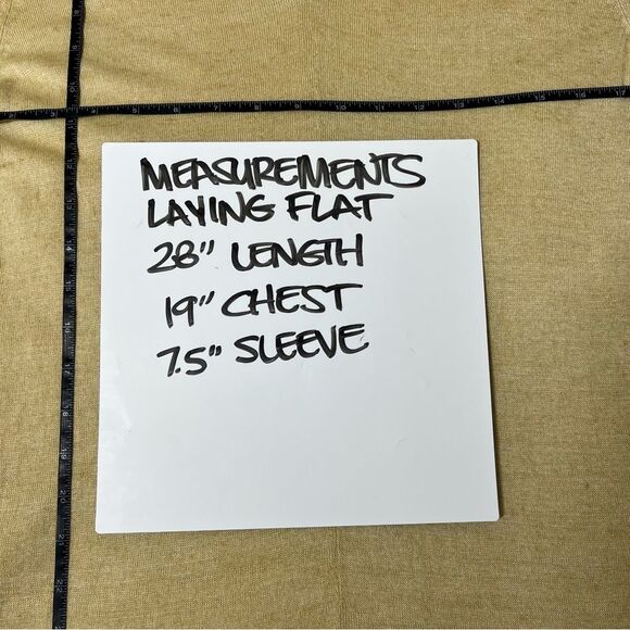 Eileen Fisher Women's Size Medium Lemon Drop Yellow Linen Jersey V-Neck Shirt - Picture 5 of 6